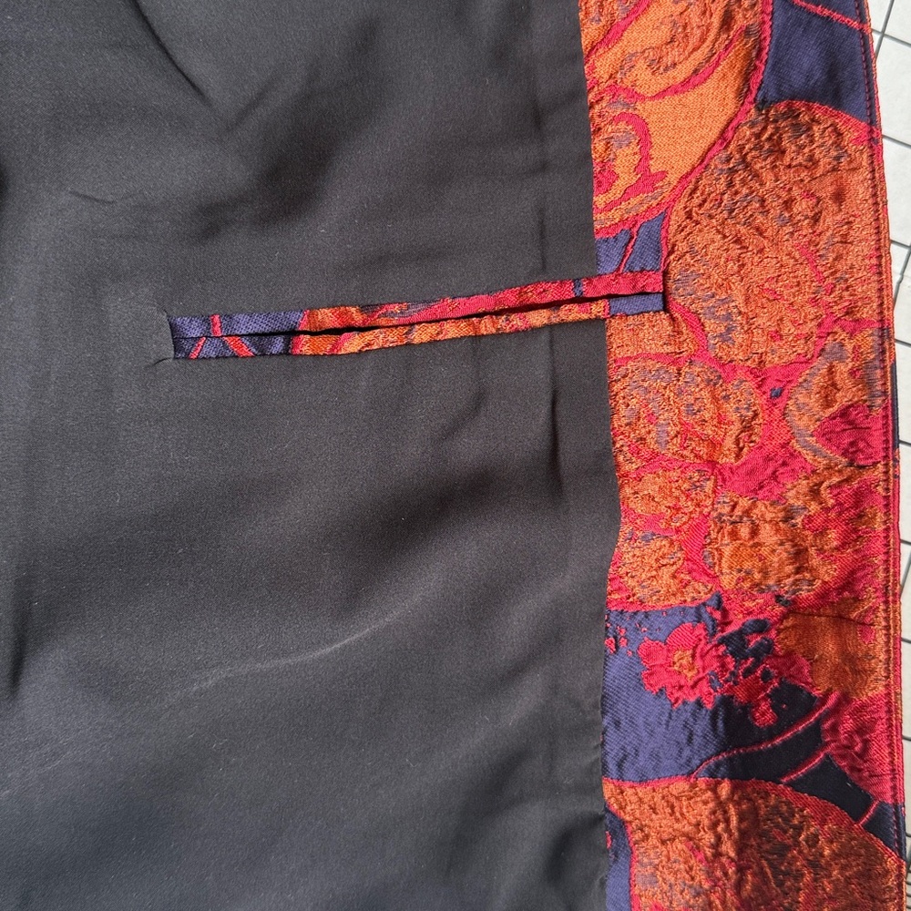 1960s Style Brocade Swing Jacket “Jackie O” Evening Coat • Mandarin Collar - Picture 12 of 15
